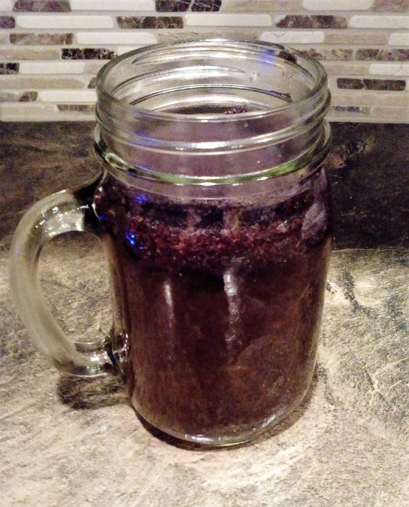 cold brew immersion in mason jar