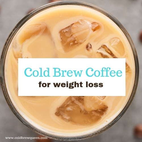 foamy glass of cold brew coffee with MCT oil and collagen