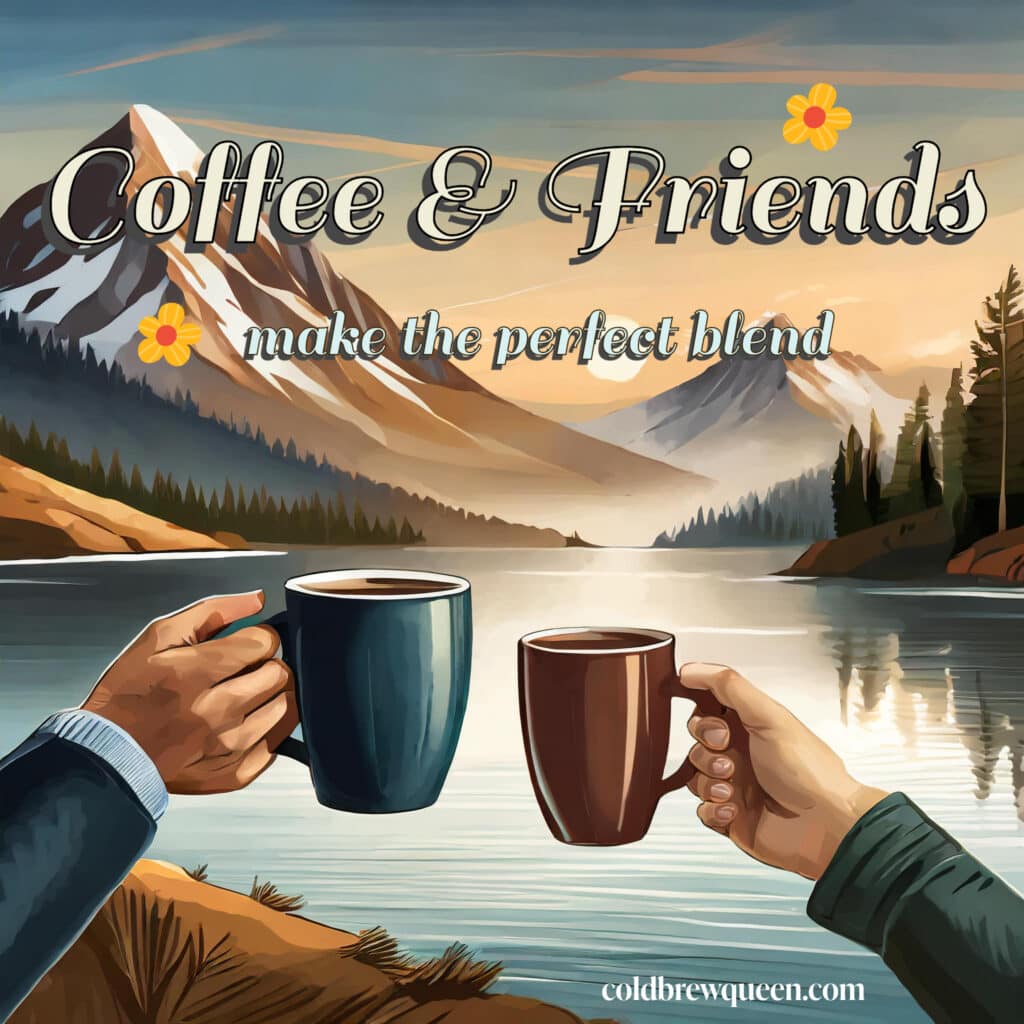 Coffee and friends makes the best mind.